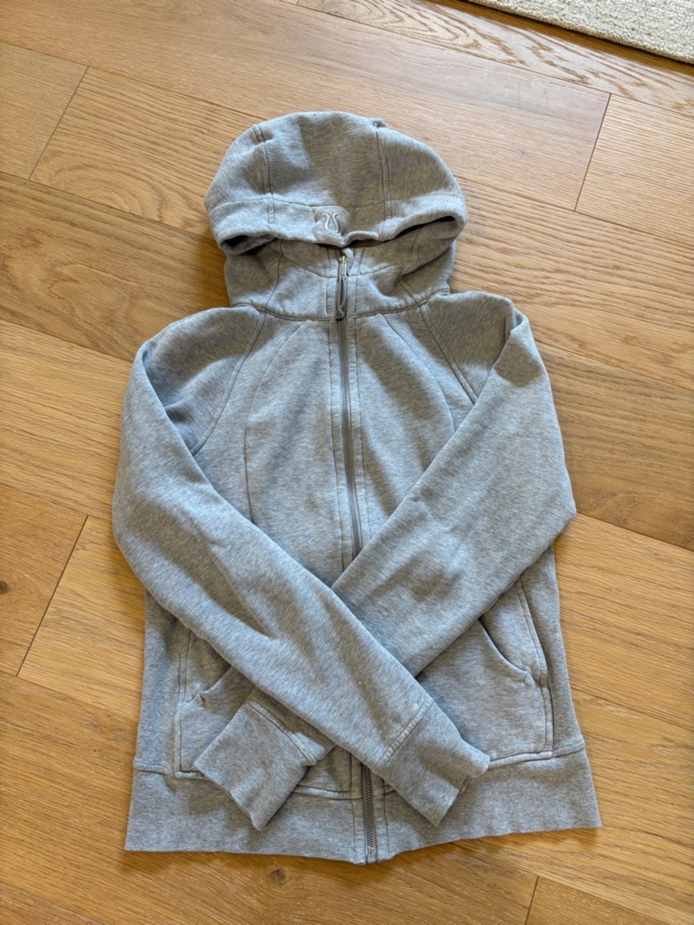 lululemon athletica Heather Gray Full-Zip Hoodie
